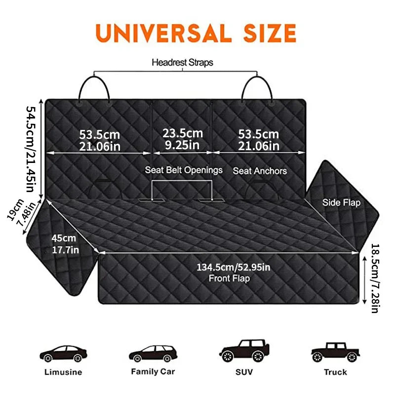 Ultimate Waterproof Dog Car Seat Cover