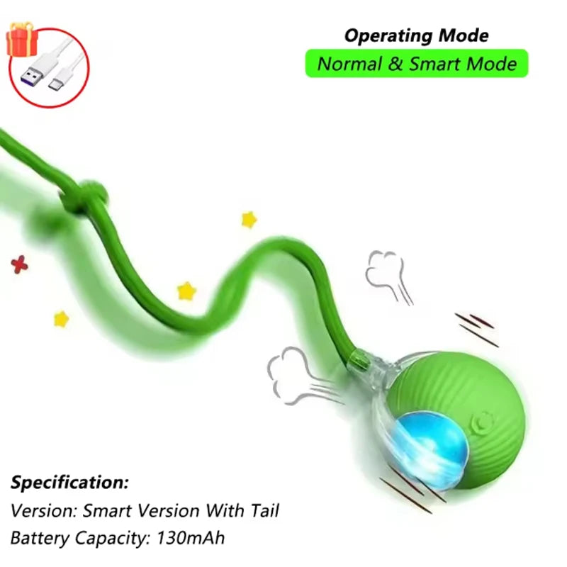 Engaging Electric Rolling Cat Balls - Ultimate Smart Toys for Endless Kitten Fun!