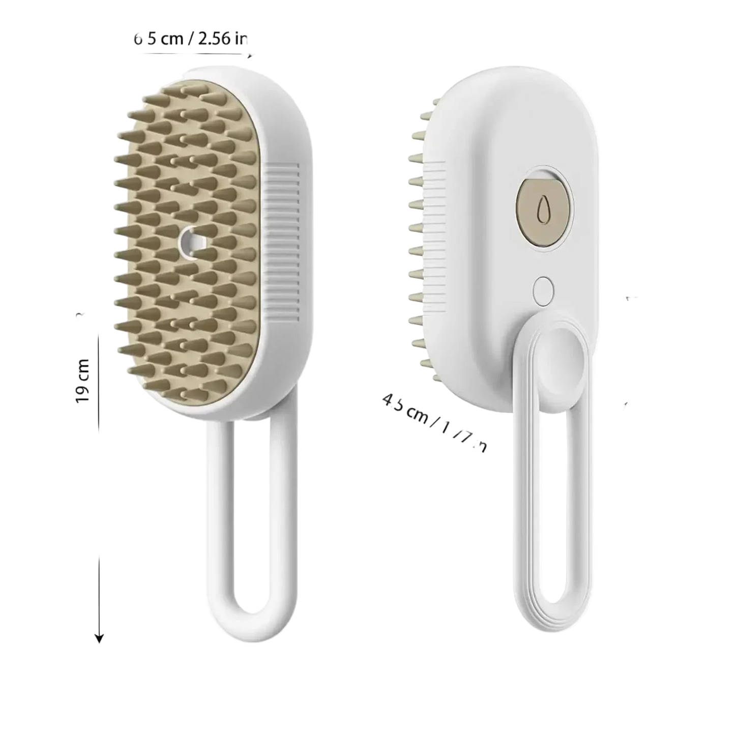 3-in-1 Electric Steam Brush & Comb for Cats and Dogs - Massage, De-shed, and Refresh with Spray功能