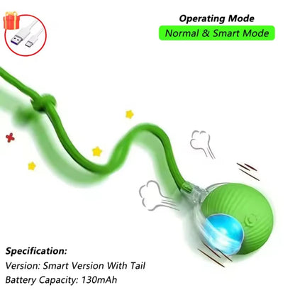 Engaging Electric Rolling Cat Balls - Ultimate Smart Toys for Endless Kitten Fun!